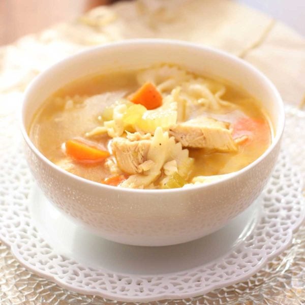 Small Batch Chicken Noodle Soup Recipe | One DIsh Kitchen