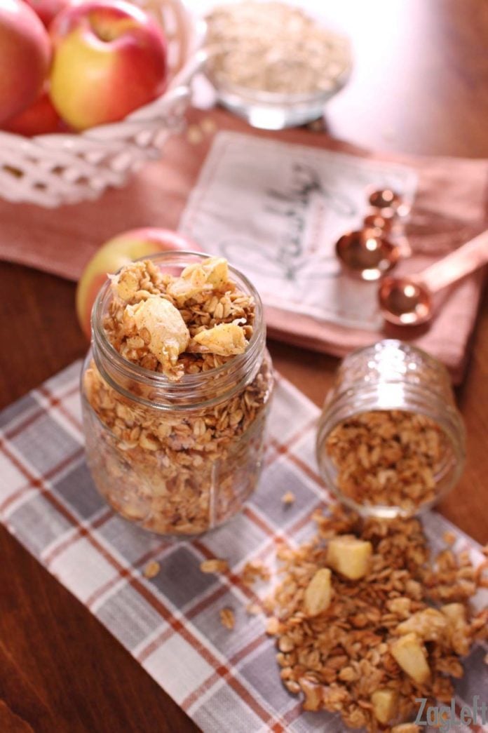 Fresh Apple Granola Recipe One Dish Kitchen