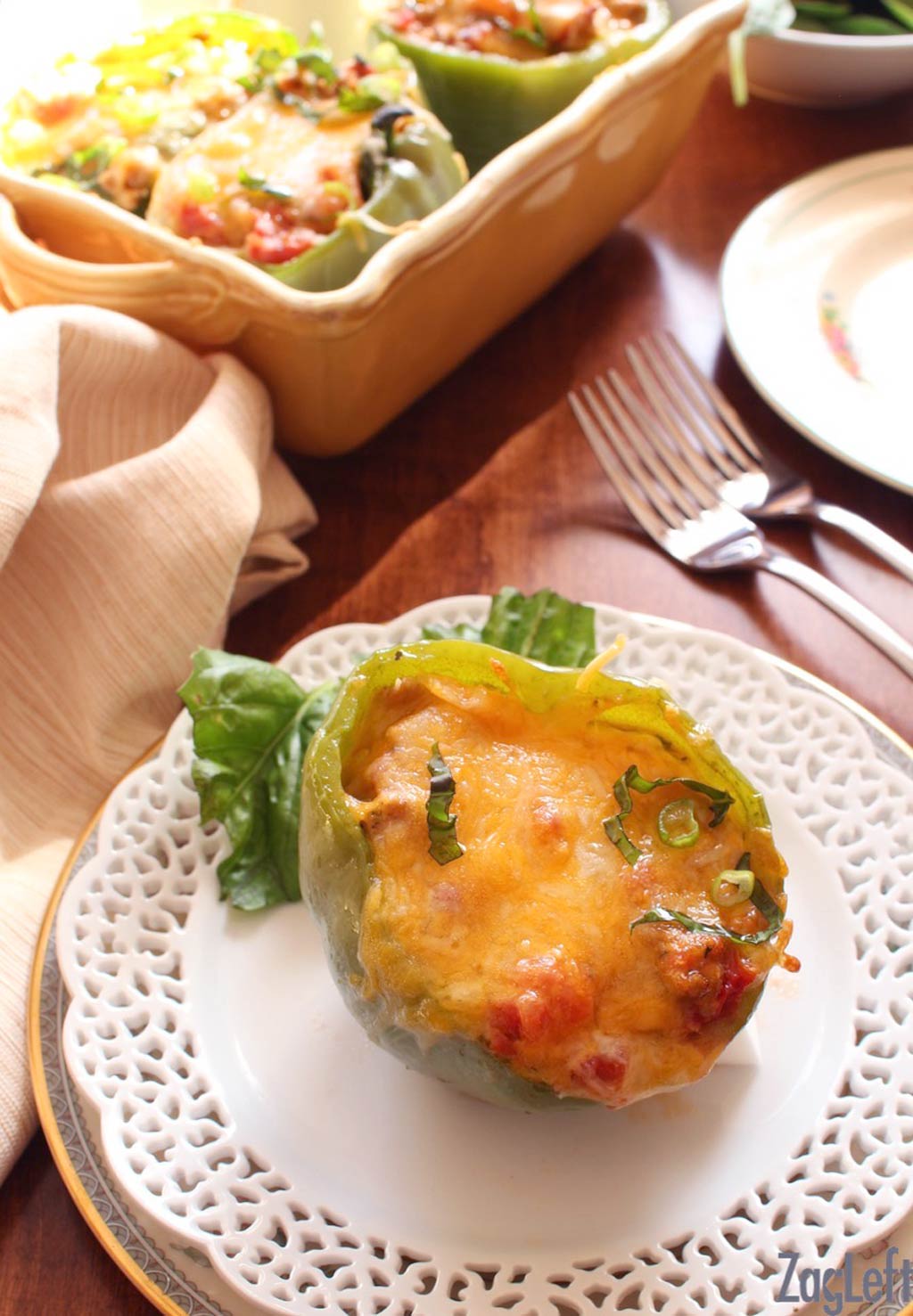 Stuffed Peppers For One Or Two One Dish Kitchen