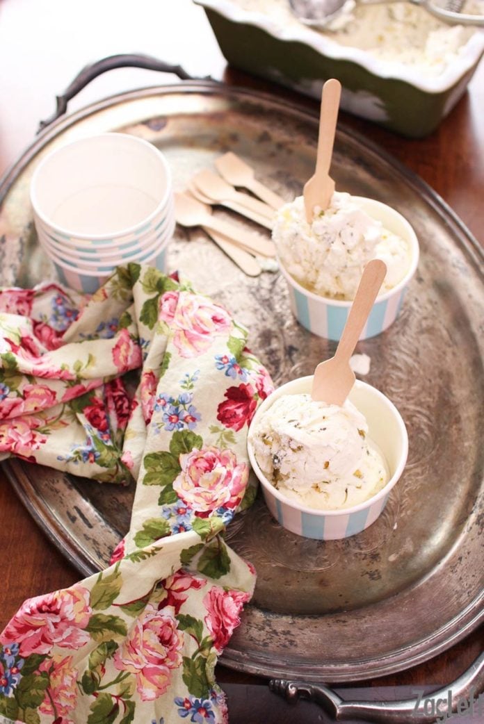 Bowls of Pistachio Ice Cream | One Dish Kitchen