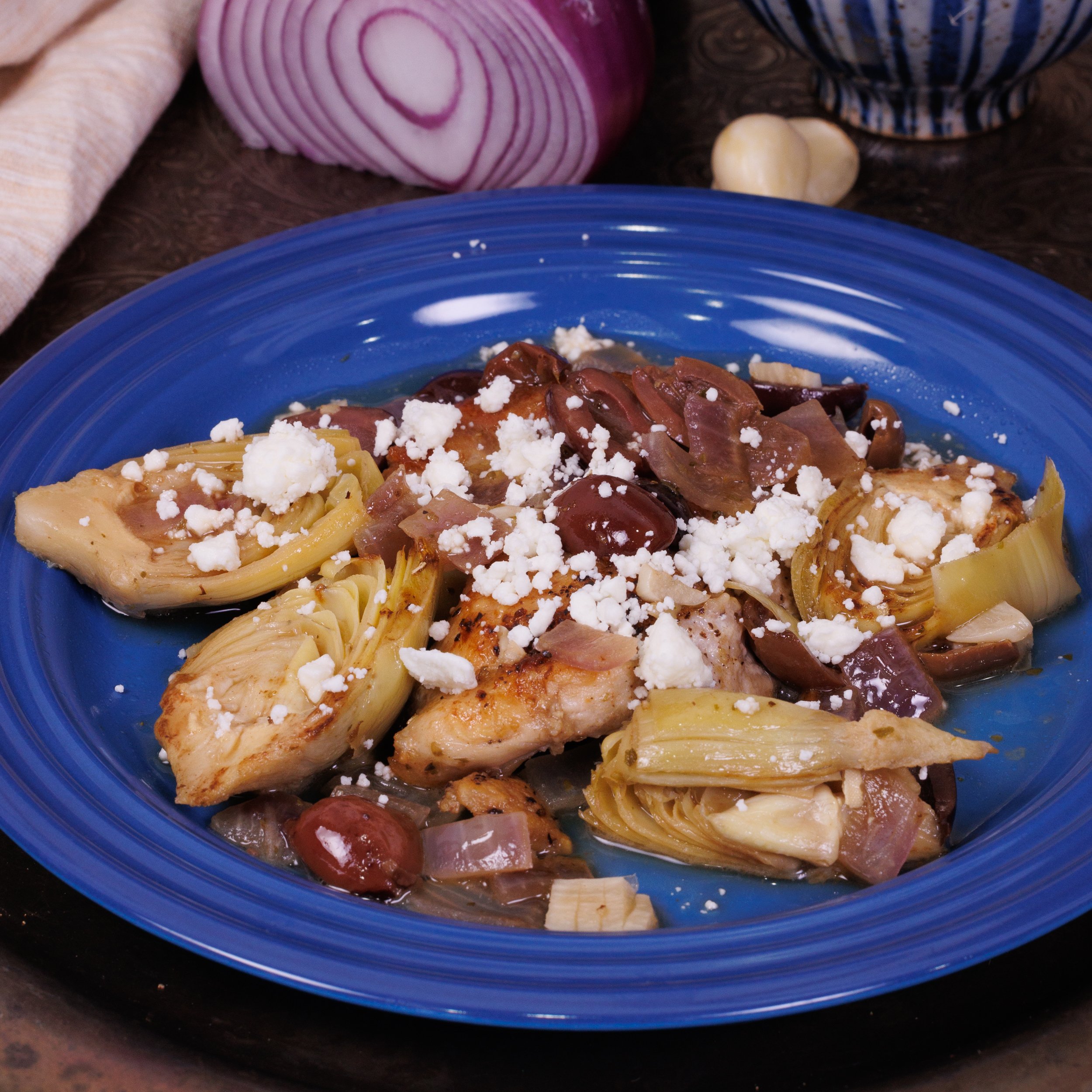 Mediterranean breakfast skillet - Heart Healthy Greek