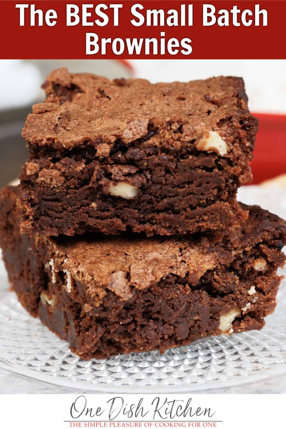 Small Batch Brownies Recipe | One Dish Kitchen