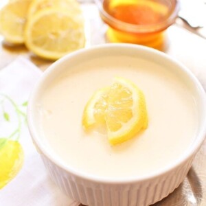 Honey Lemon Custard For One | One Dish Kitchen