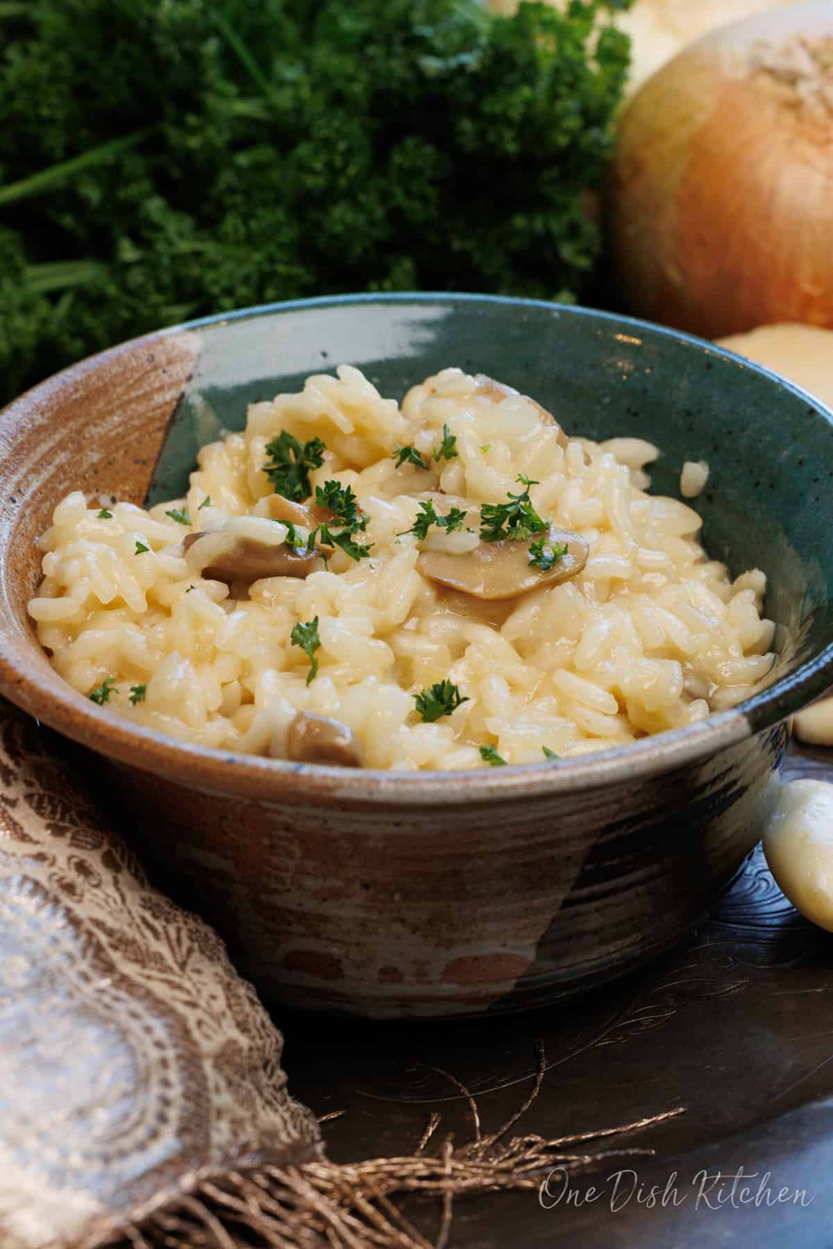 Risotto For One Single Serve Recipe One Dish Kitchen