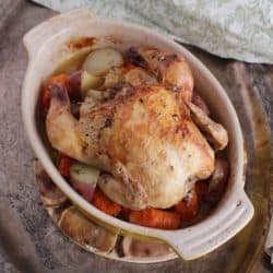 Roasted Cornish Hen For One | One Dish Kitchen