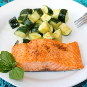 broiled salmon.