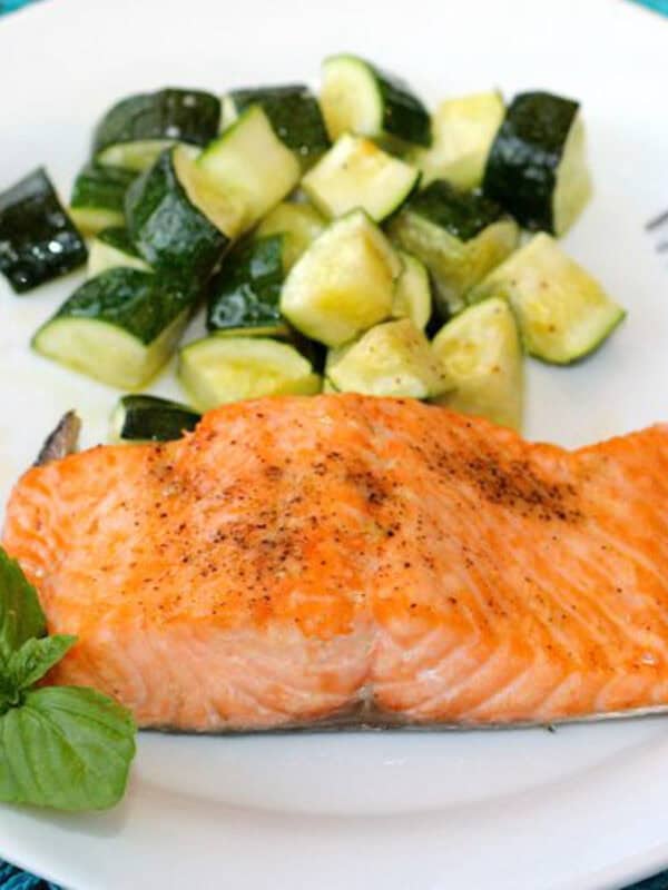 broiled salmon.