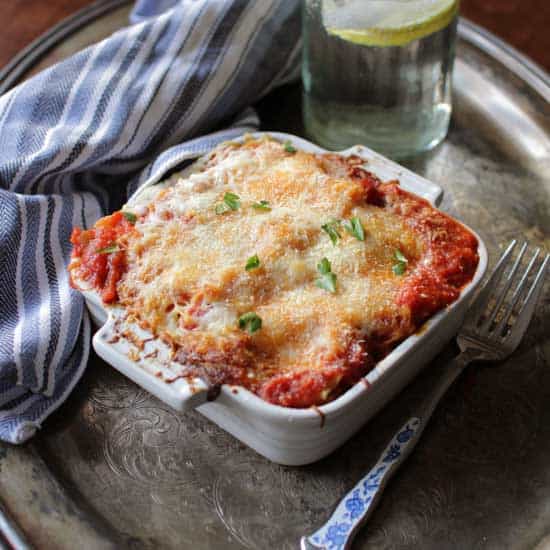 Recipe for lasagna
