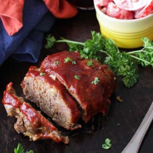 Slow Cooker Meatloaf For One | One Dish Kitchen