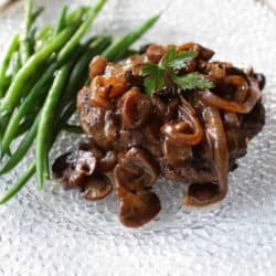 Salisbury Steak For One | One Dish Kitchen
