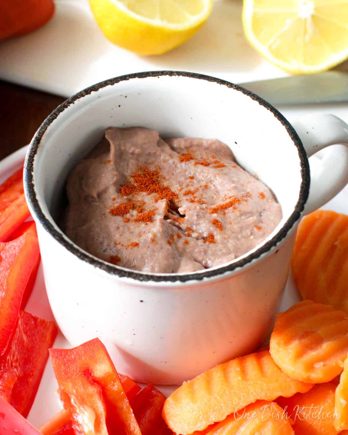 a single serving of black bean made with canned black beans in a bowl.