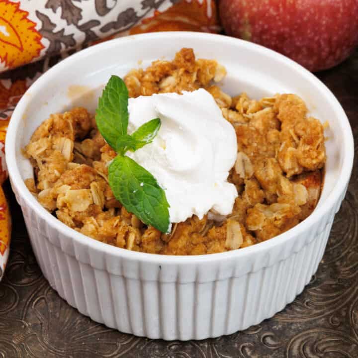Easy Apple Crisp For One One Dish Kitchen