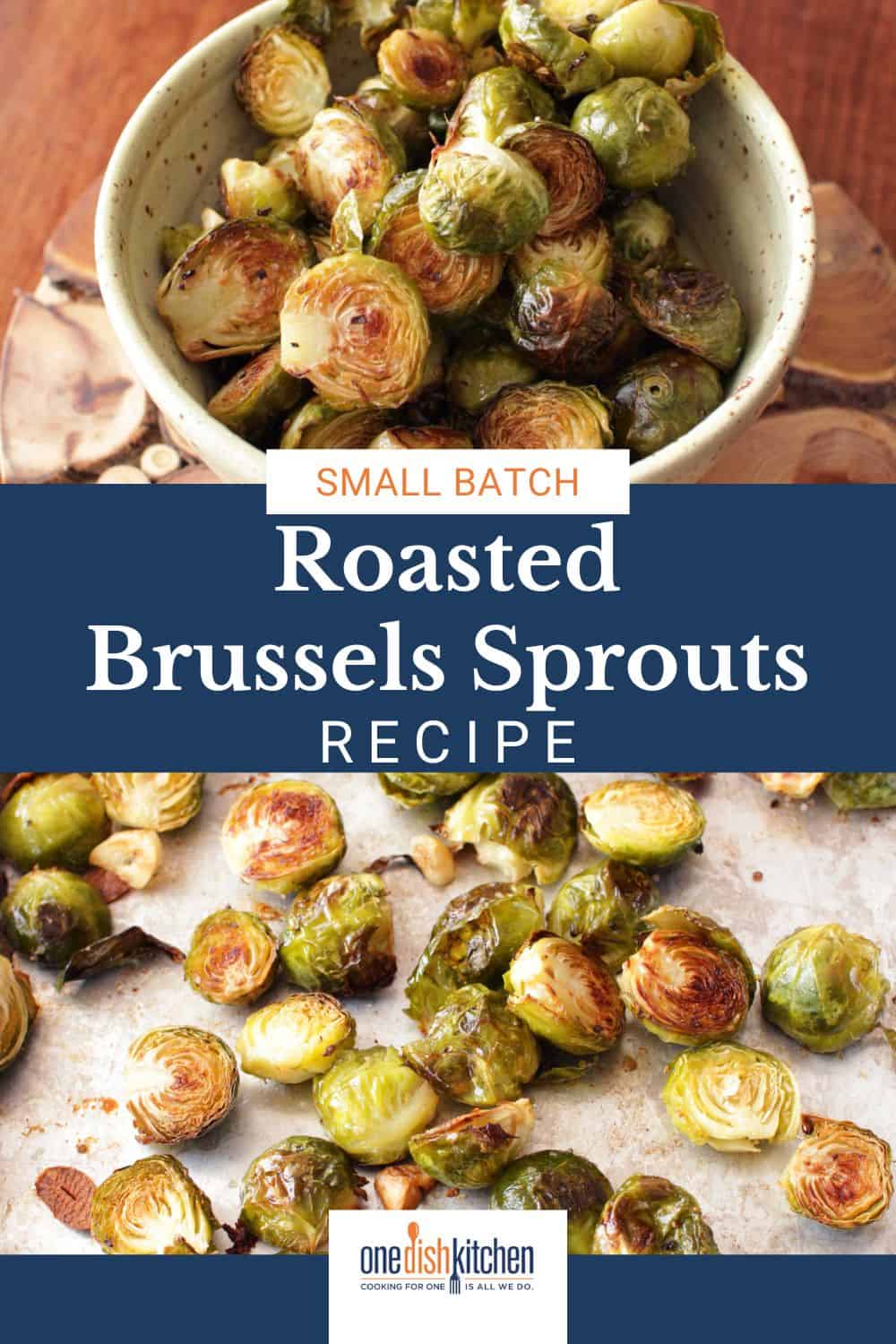 Small Batch Roasted Brussels Sprouts - One Dish Kitchen