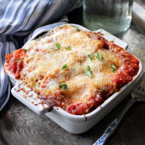 Personal Pan Lasagna – Leite's Culinaria