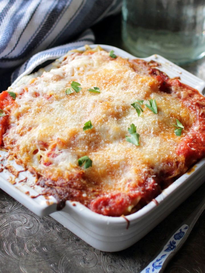 Mini Vegetable Lasagna Recipe - One Dish Kitchen