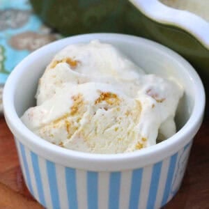 This Key Lime Pie Ice Cream is rich, creamy, and packed with bright lime flavor and bits of graham cracker for crunch. It’s an easy small batch dessert that tastes just like the classic pie in frozen form.