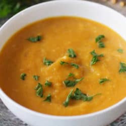 Curried Butternut Squash Soup | Single Serving | One Dish Kitchen