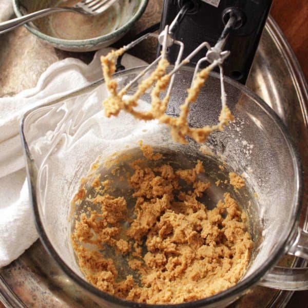 ginger cookies dough in bowl