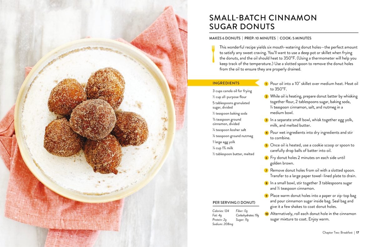 small-batch cinnamon sugar donuts recipe