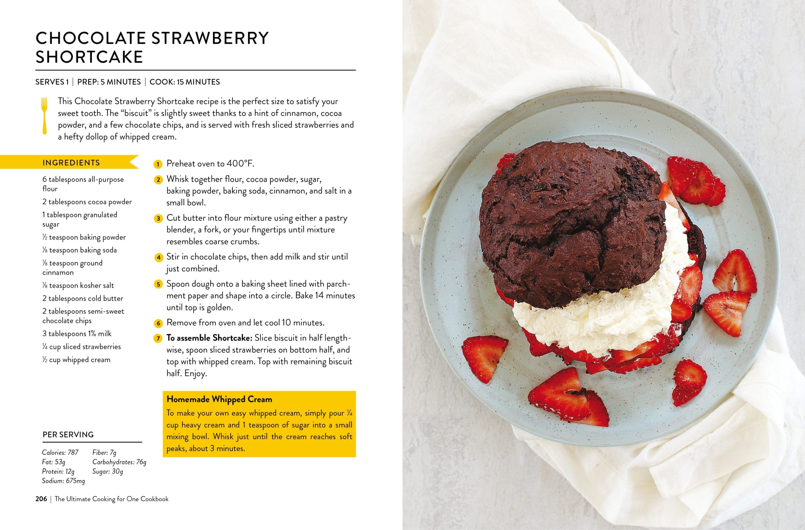 Chocolate Strawberry Shortcake