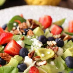 avocado salad for one | one dish kitchen