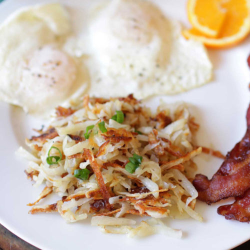 Hash Browns For One - One Dish Kitchen