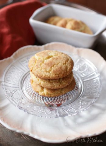 Small Batch Snickerdoodles Recipe - One Dish Kitchen