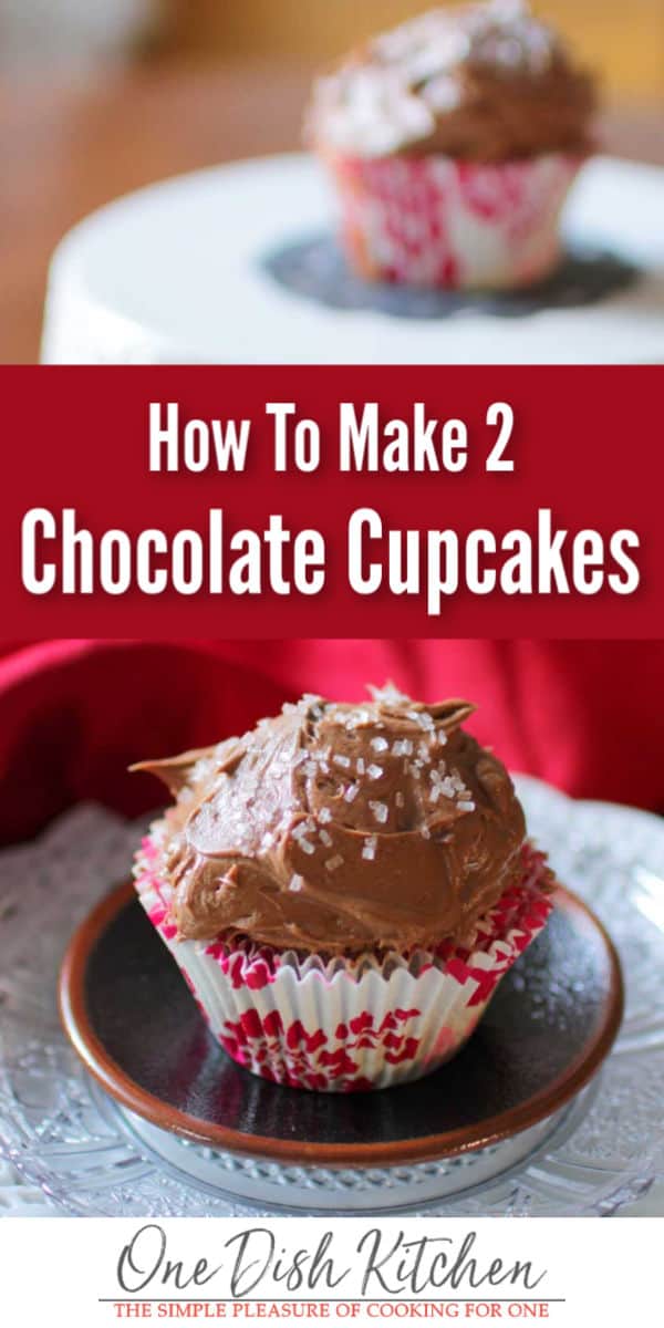 Two Chocolate Cupcakes One Dish Kitchen 6013