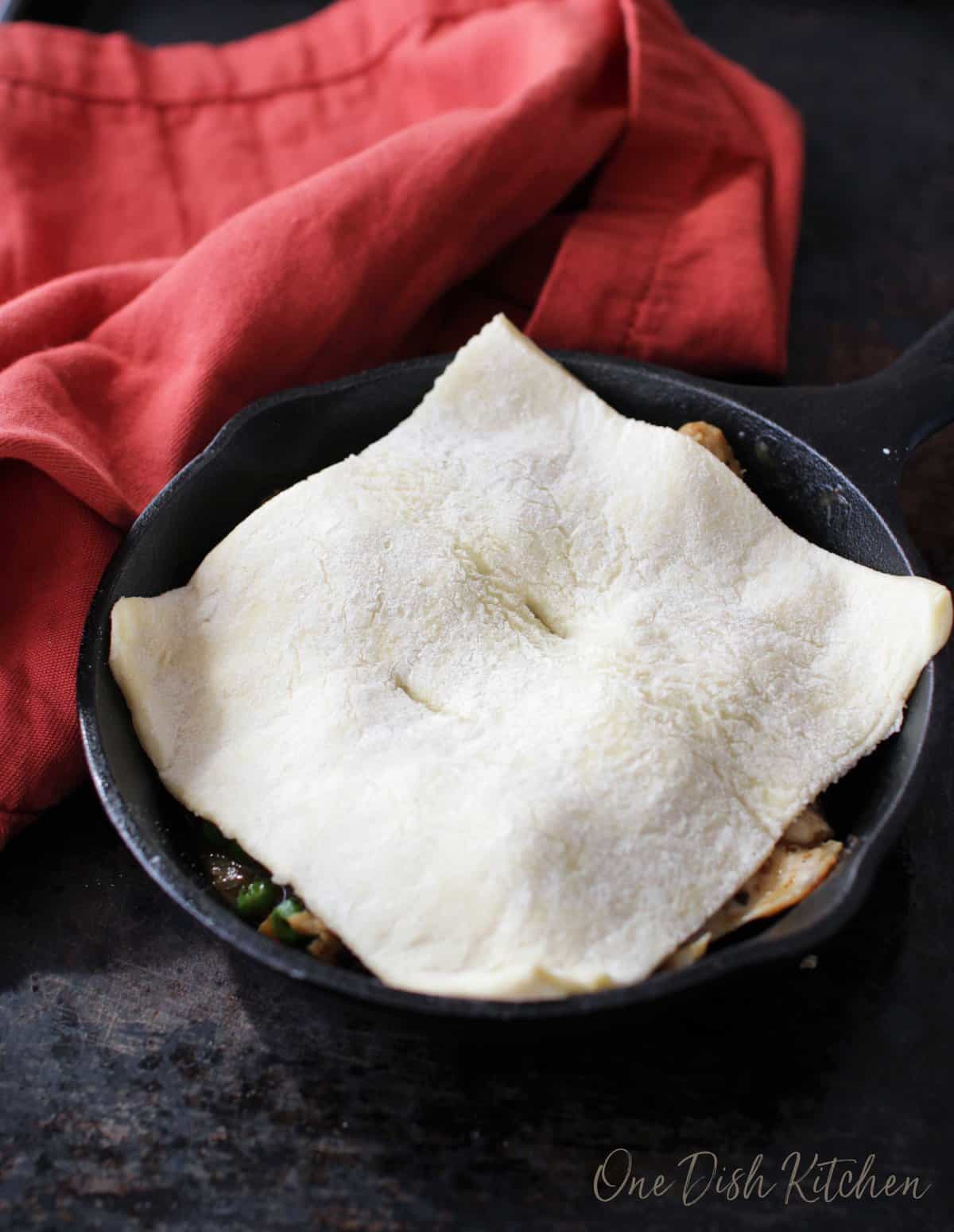 Chicken Pot Pie For One - One Dish Kitchen