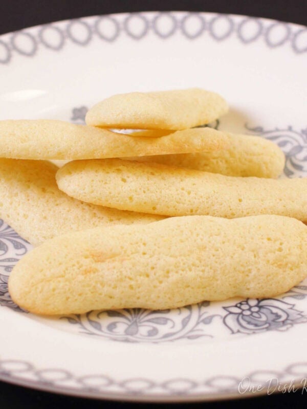 a small batch of ladyfingers on a plate.