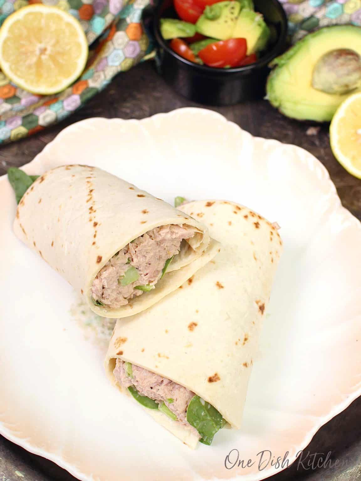 Easy Tuna Salad Recipe Single Serving One Dish Kitchen