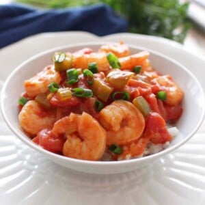 Shrimp Creole in a bowl