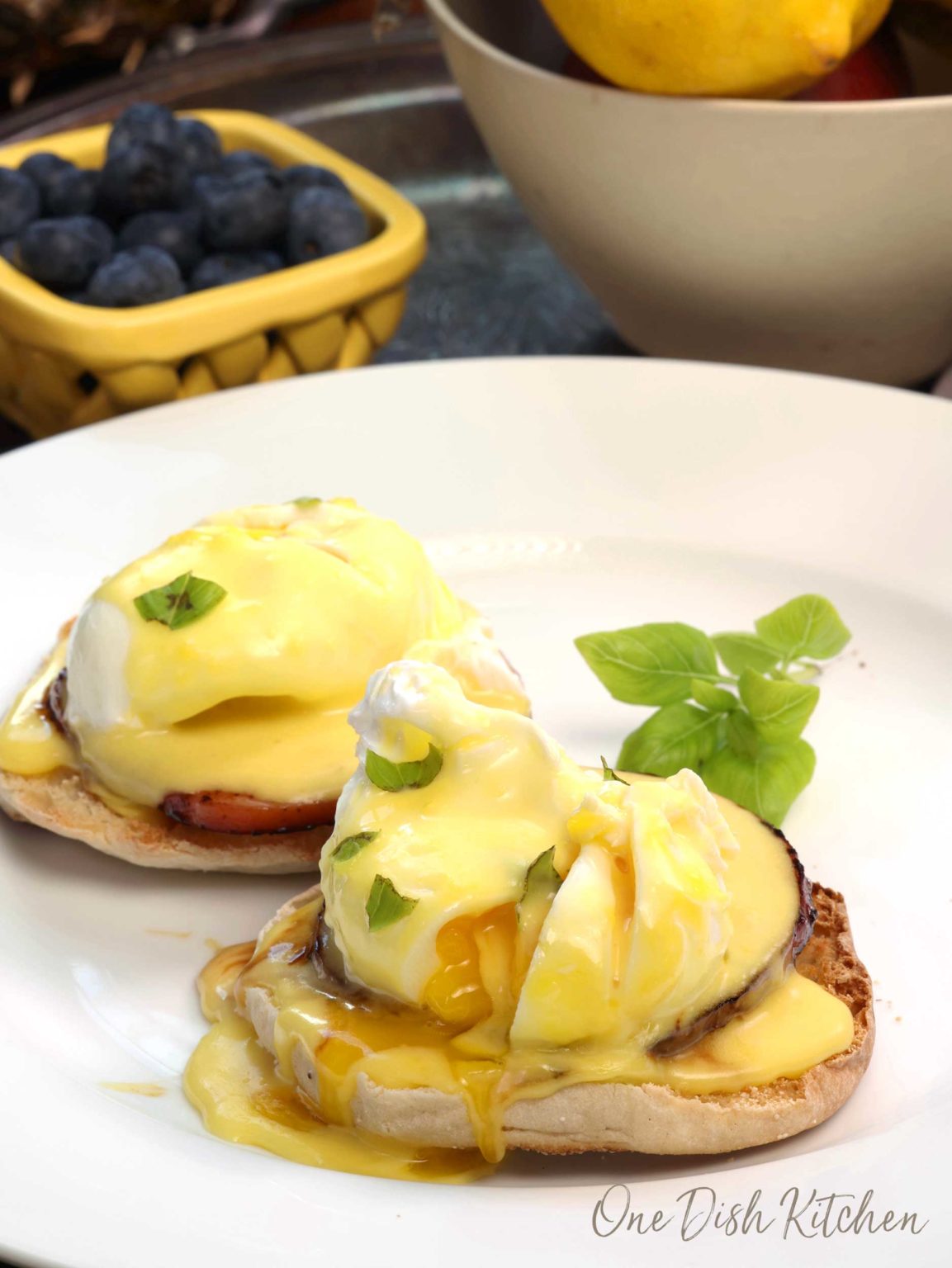 Eggs Benedict For One - One Dish Kitchen