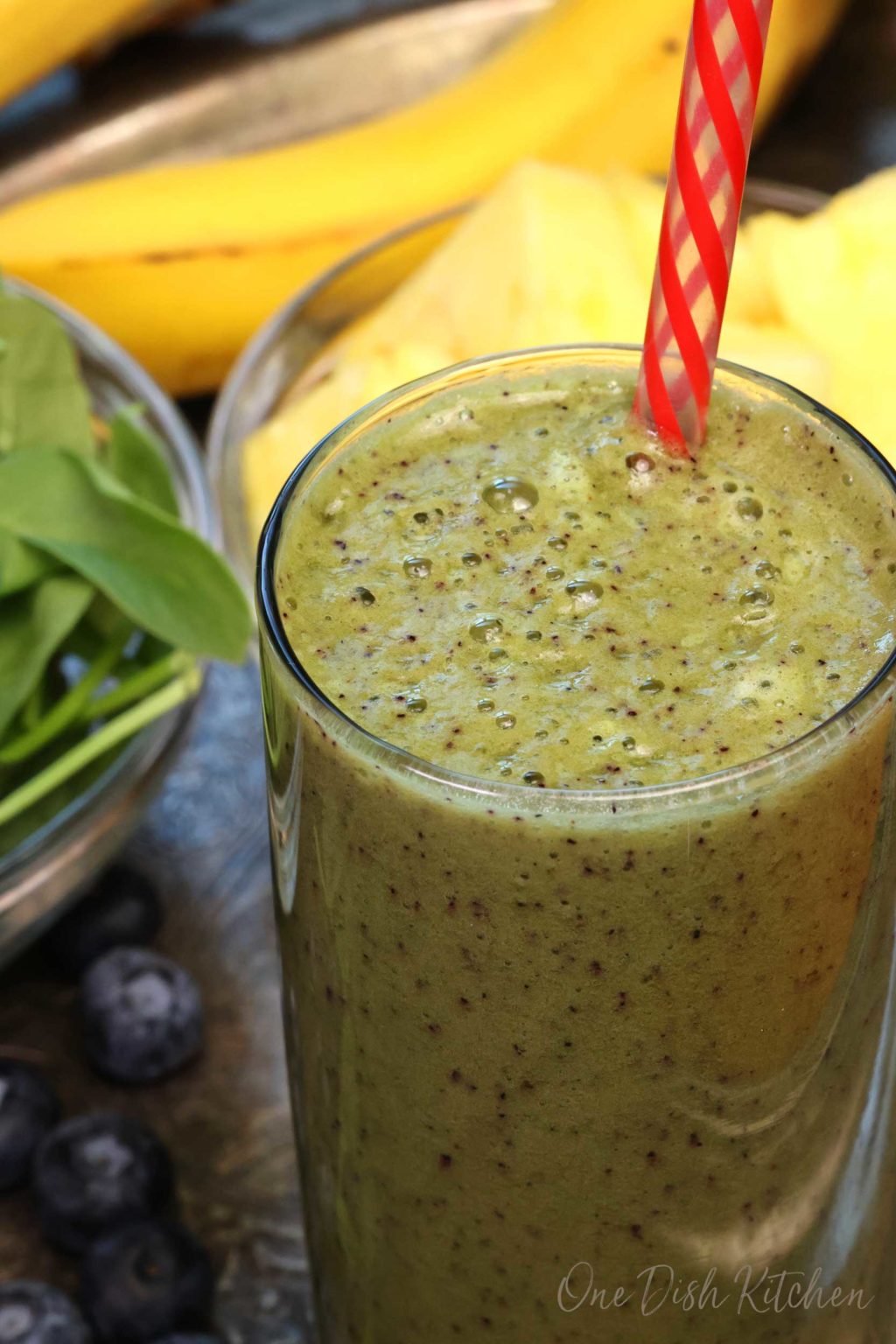 Green Smoothie For One - One Dish Kitchen