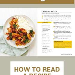 a recipe page with a photo of the recipe
