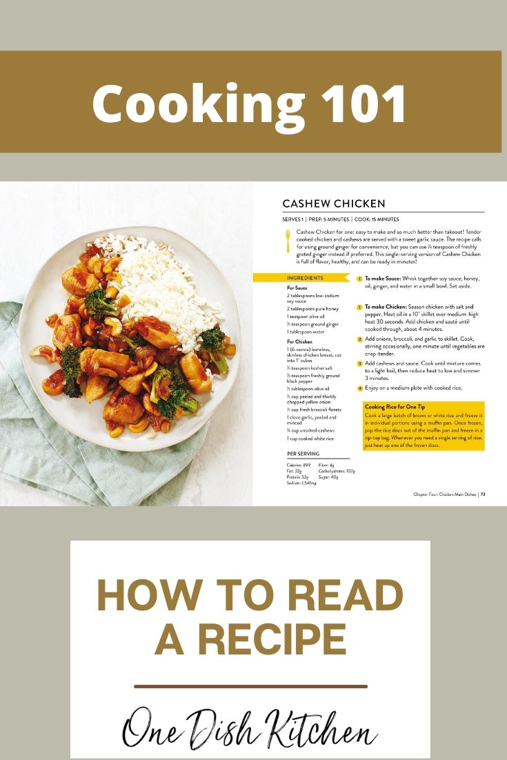 How To Read A Recipe | One Dish Kitchen