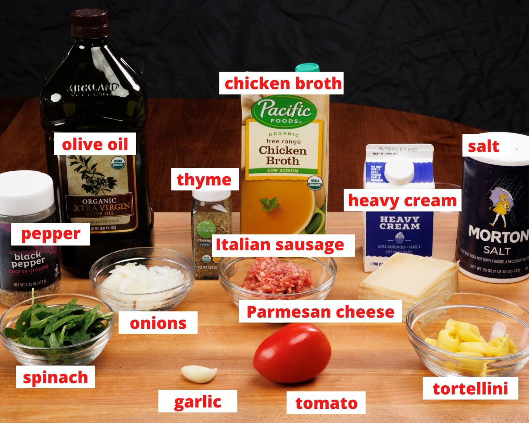 Tortellini Soup Recipe | Single Serving | One Dish Kitchen