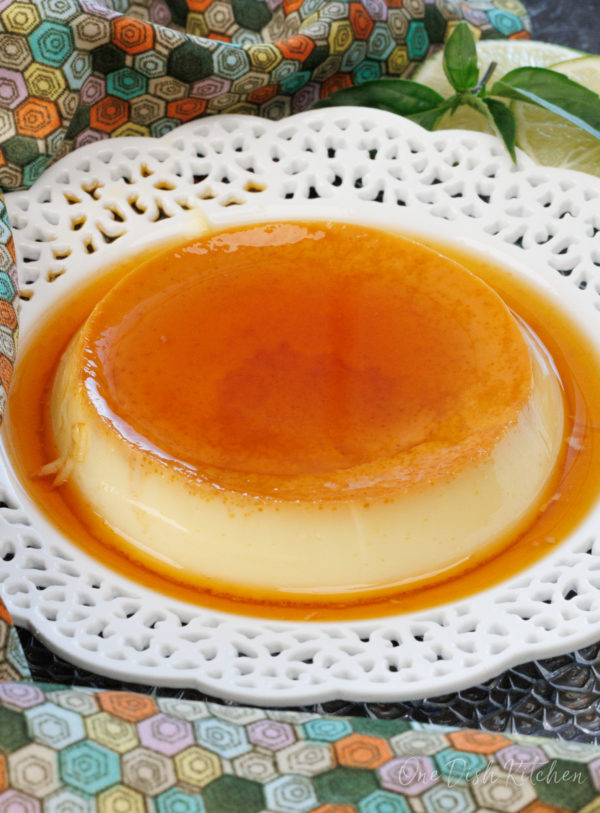 Easy Flan Recipe For One - One Dish Kitchen