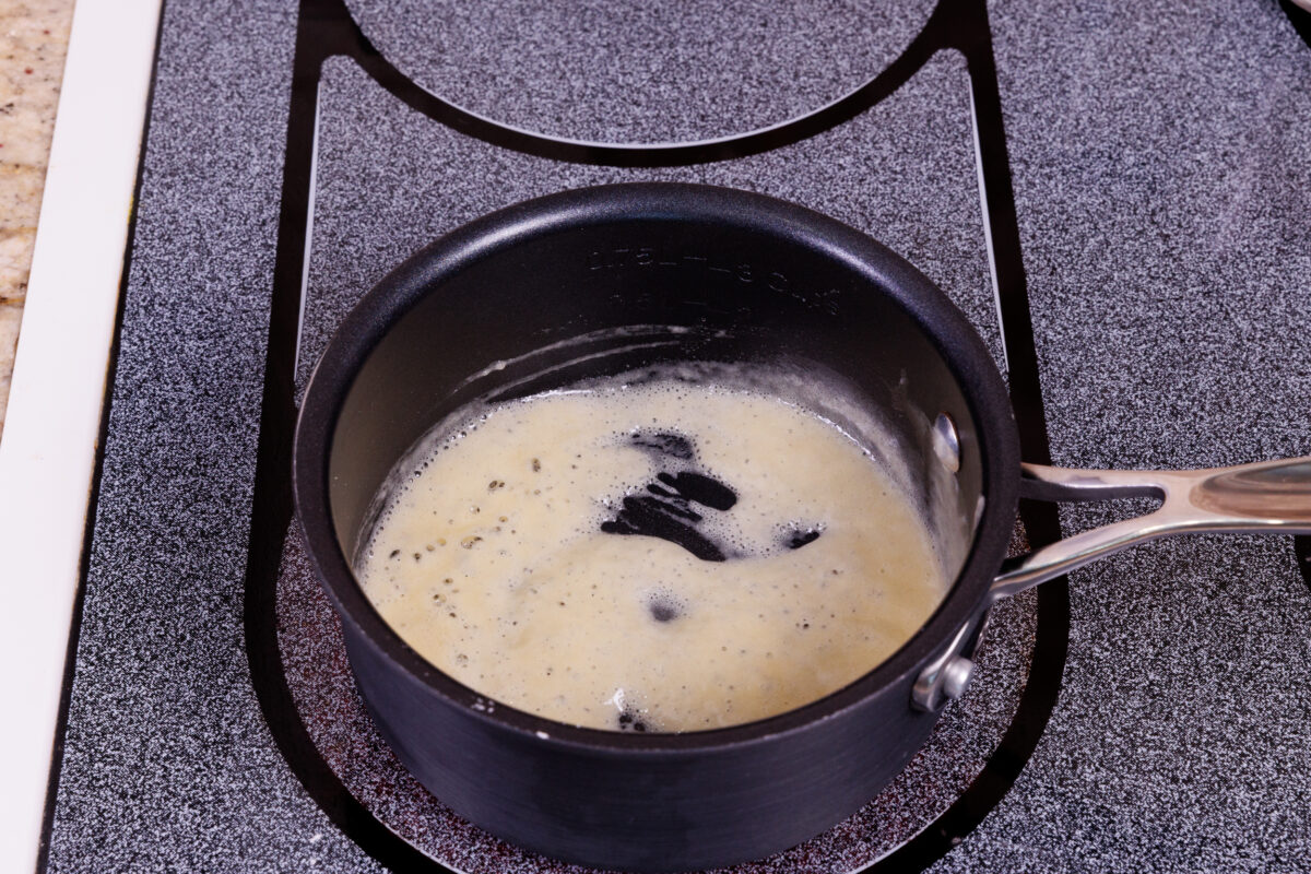 flour and butter in a small saucepan.