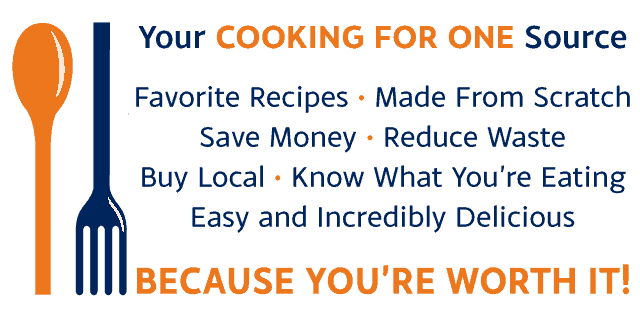 Your Cooking for One Source - Because you are worth it - info graphic