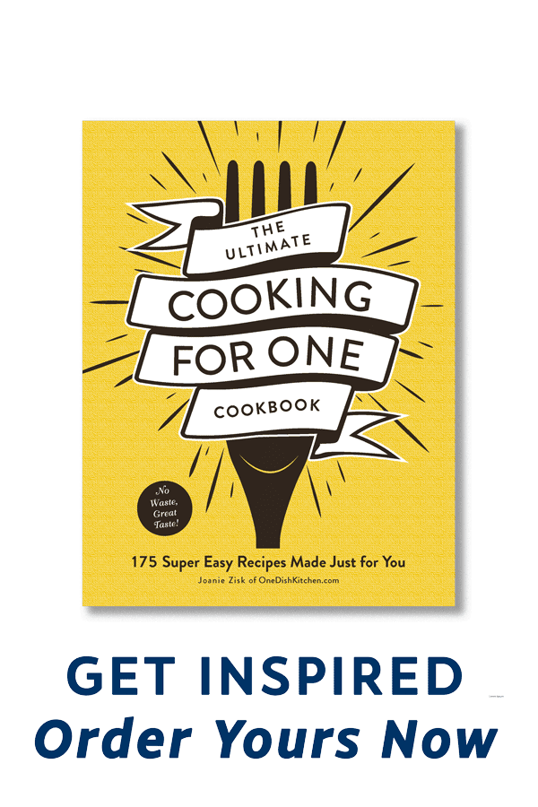 Order Cooking for One Cookbook graphic