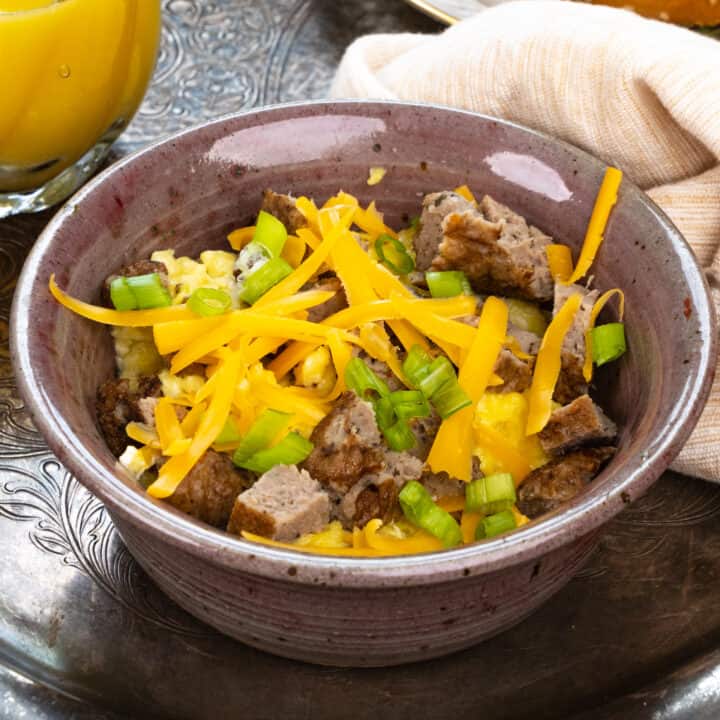 Breakfast Bowl Recipe - Single Serving - One Dish Kitchen