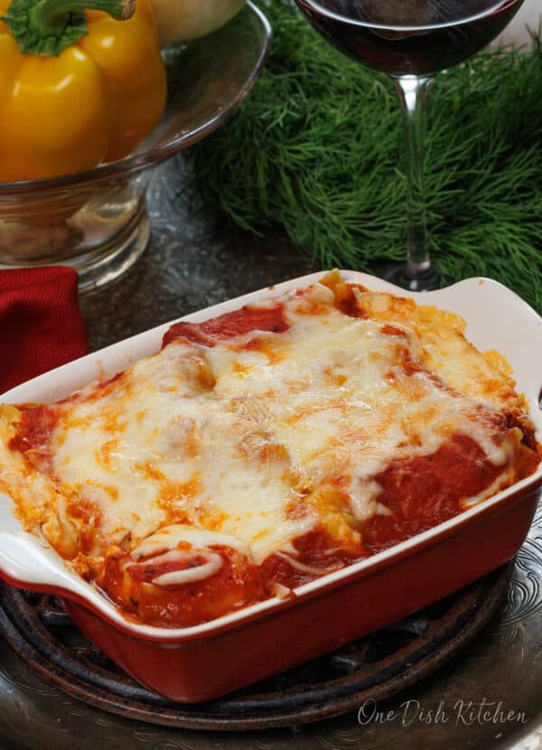 Mini Vegetable Lasagna Recipe One Dish Kitchen 4869