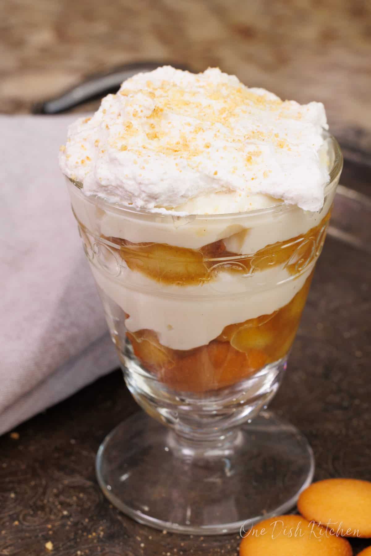 Caramelized Banana Pudding | Single Serving | One Dish Kitchen