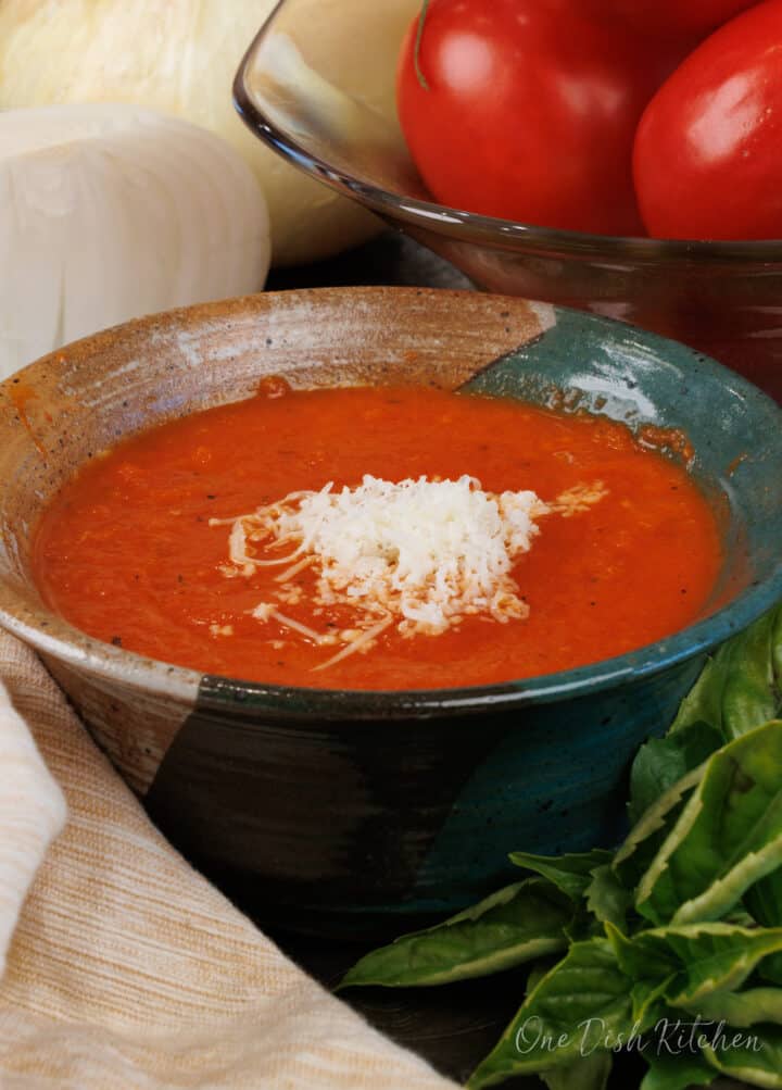 Easy Tomato Soup Recipe Single Serve One Dish Kitchen