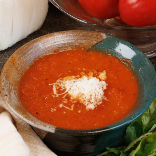 Easy Tomato Soup Recipe - Single Serve - One Dish Kitchen