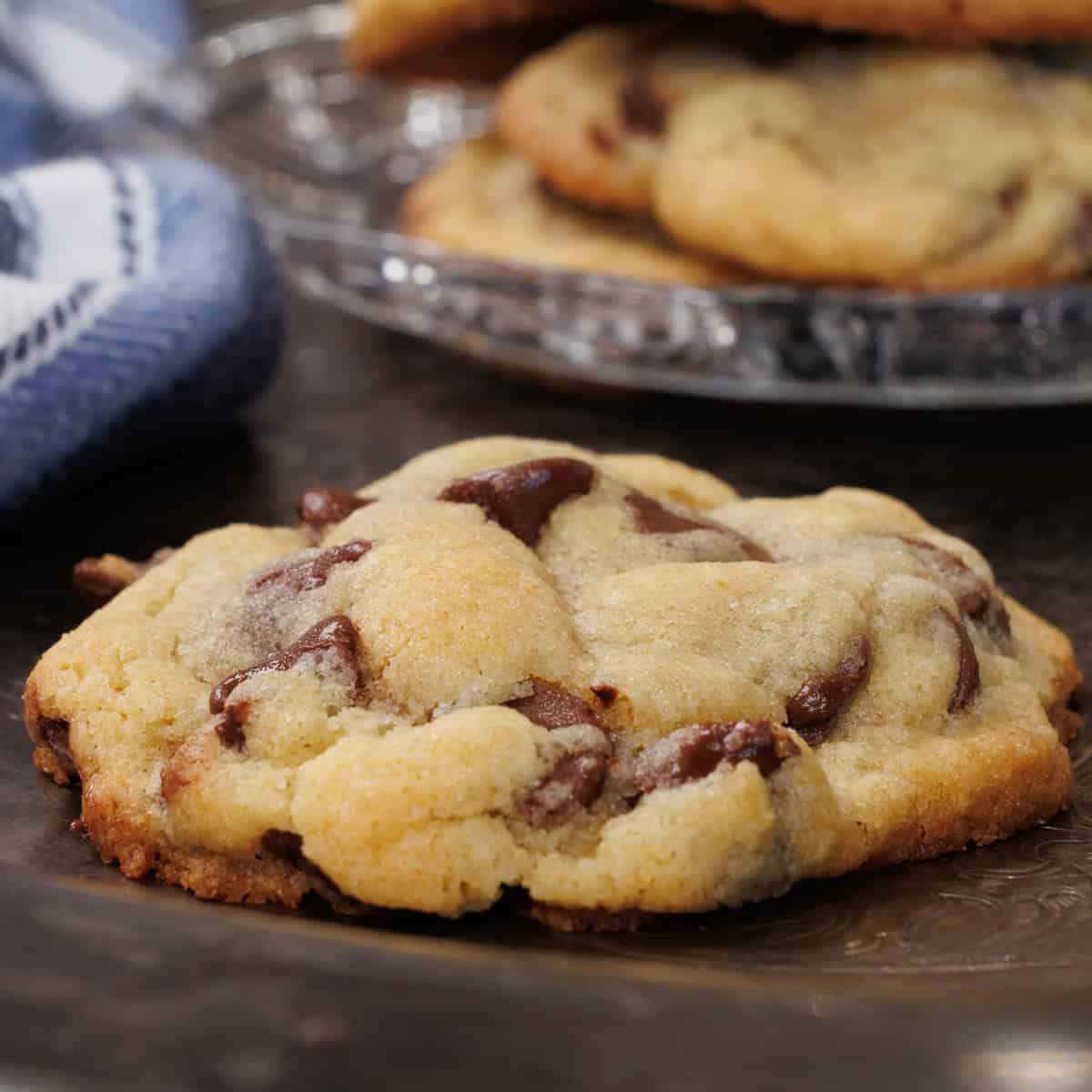 One Chocolate Chip Cookie Recipe - Single Serving Cookie