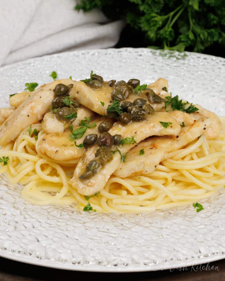 Chicken Piccata For One - One Dish Kitchen