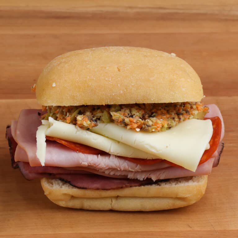 Mini New Orleans Muffuletta Recipe - One Dish Kitchen