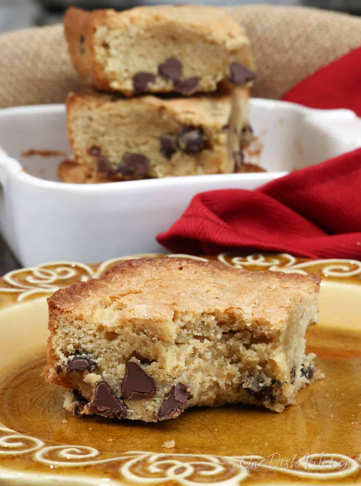 Blondies Recipe Small Batch One Dish Kitchen